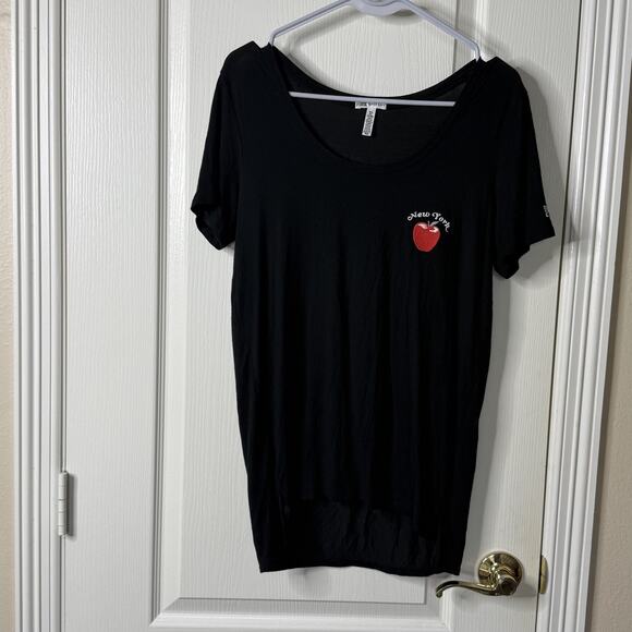 VS Victoria's secret PINK shirt top t-shirt ~ Small~ bling New York - Picture 1 of 3